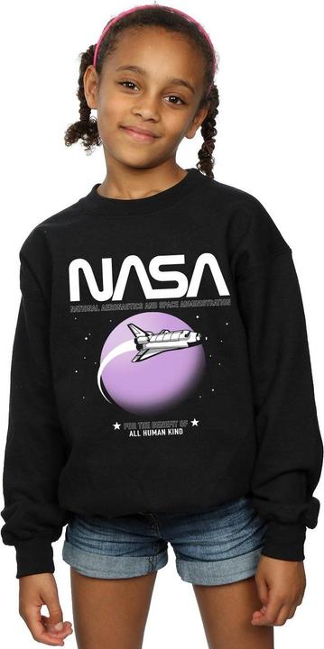 Actual product image Nasa Girls Shuttle Orbit Sweatshirt (116)