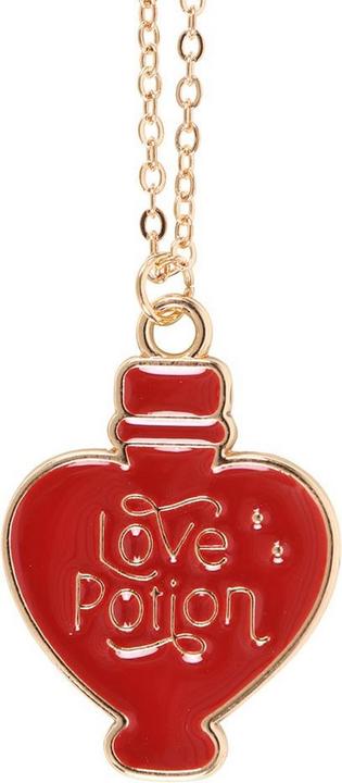 Actual product image Something Different Enamel Love Potion Necklace & Card Set (100% synthetic material)