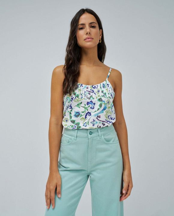 Immagine prodotto Salsa Jeans Top Strappy Top With Neckline Pleat Detail (XS)