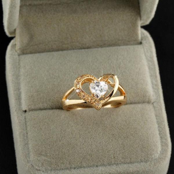Produktbild Hermex Gold Ring RGP mit Zirkonia - Gold Gr. 57 (57)