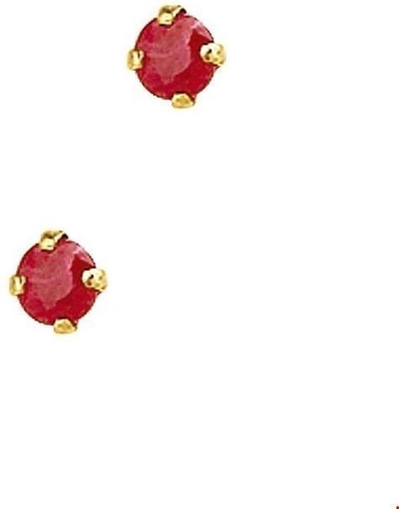 Actual product image Marie Celeste ear buttons Robijn - 3 - Gold