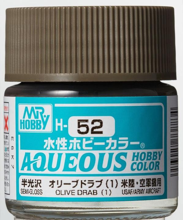 Immagine prodotto Mr.Hobby Mr Hobby - Colori acquosi per hobby (10 ml) Olive Drab (1)