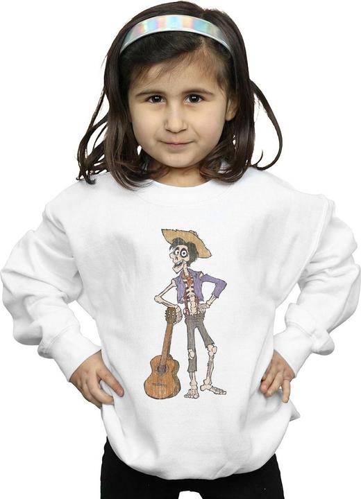 Actual product image Disney Girls Coco Hector With Guitar Sweatshirt (140, 146)