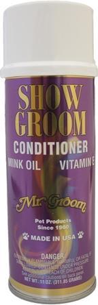 Actual product image Mr. Groom Show Groom Gloss Spray Met Mink Olie