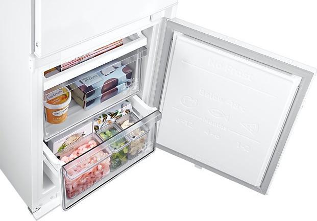 Produktbild Samsung BRB30703EWW/EF Kühl- und Gefrierkombination Integriert 298 l E Weiss (298 l)