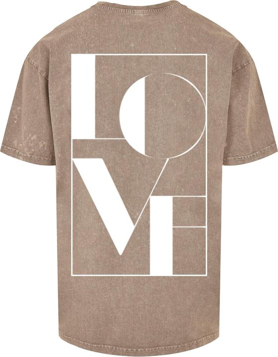 Produktbild Merchcode Love Acid Washed Heavy Oversize Tee - 112397 (XL)