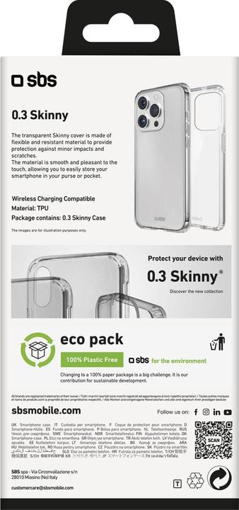 Image du produit SBS Skinny Cover (Apple iPhone 16 Pro)