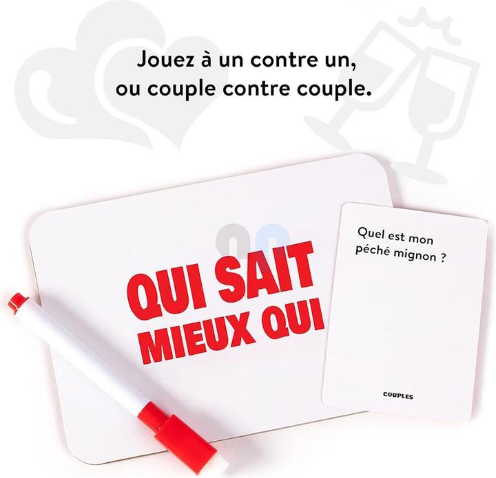 Immagine prodotto The World Game Qui sait mieux qui - Coppie (Francese)