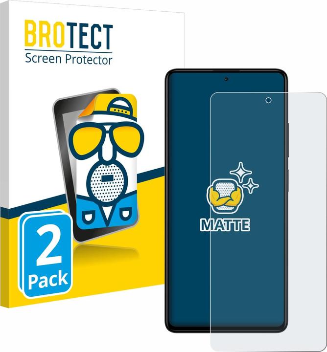 Actual product image BROTECT Anti-glare screen protector matt (2 Piece, Xiaomi Redmi Note 12 Pro+)