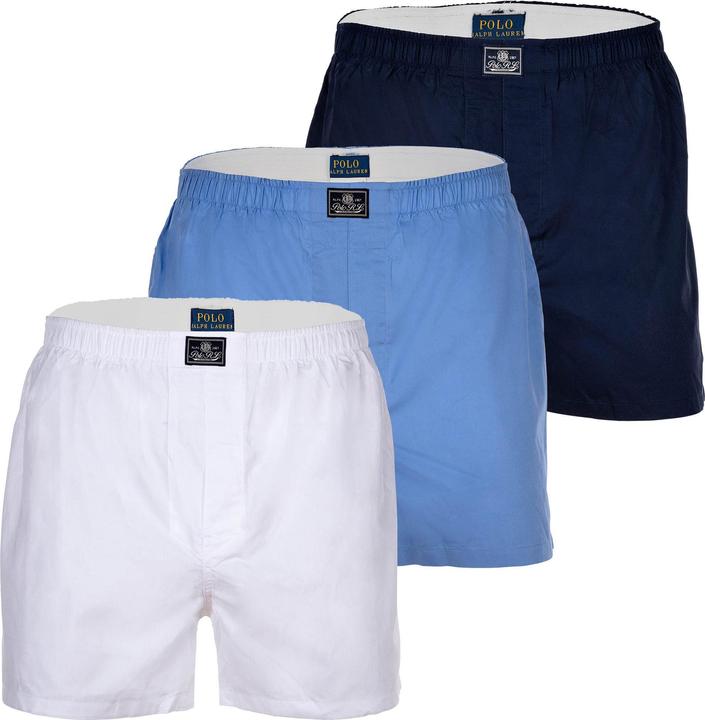Actual product image Ralph Lauren Woven Boxer Shorts Casual Comfort Fit (S, pack of 3)