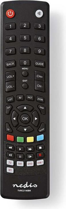 Nedis Télécommande universelle | Préprogrammée | 4 appareils | Amazon Prime / Disney + Button / Google (Télécommande universelle, Infrarouge)