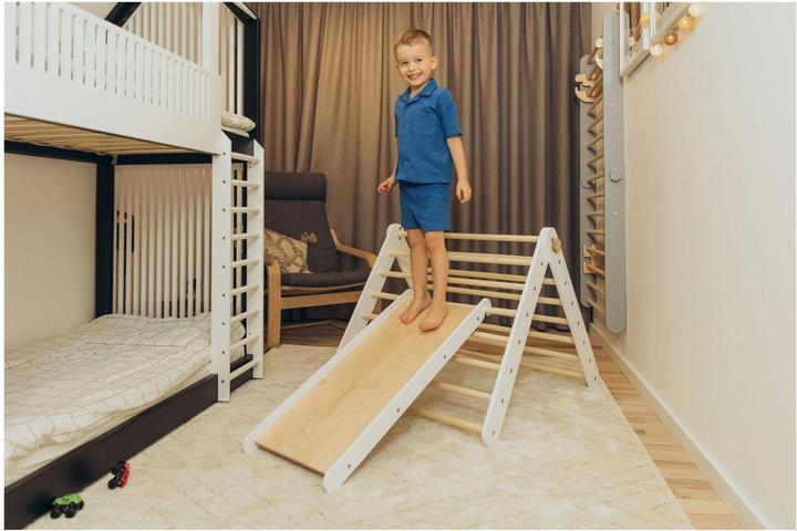 Actual product image Duck Woodworks Climbing triangle with slide