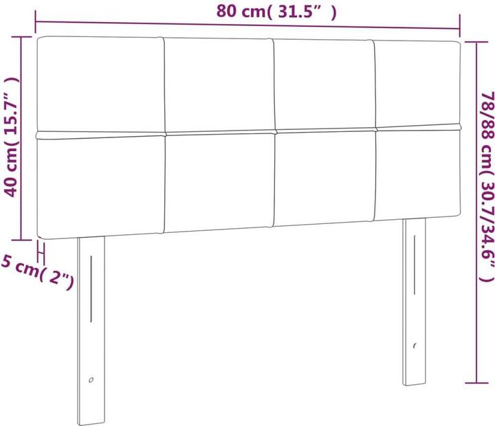 Immagine prodotto VidaXL Gianna (80 x 5 x 78/88 cm)