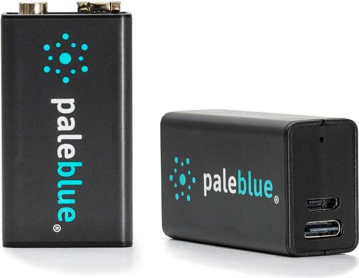 Pale Blue PB-9V (2 pz., 9V Block, 500 mAh)