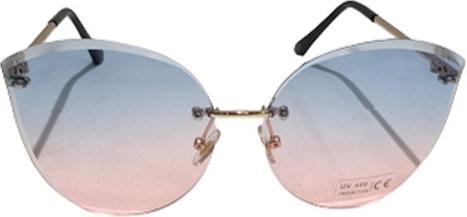 Image du produit Bekos Lunettes de soleil stylées pour femmes avec verres teintés bleu rouge