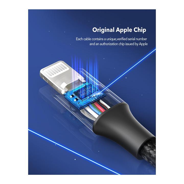 Produktbild Ugreen Lightning zu USB-C 2.0 Kabel (1 m, USB 2.0)