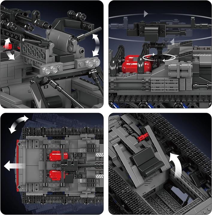 Image du produit Mould King Gelände-Kettenfahrzeug