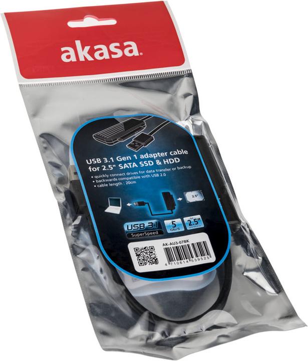 Produktbild Akasa USB 3.1 Typ A zu SATA Adapter