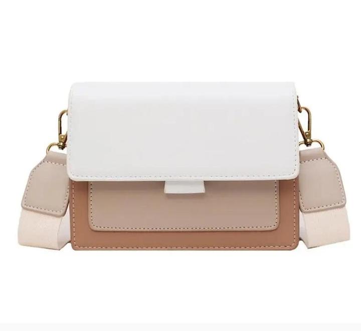Produktbild Only-Bags.Store Kontrast Farbe Leder Crossbody Taschen Reisen Handtasche Mode Einfache Schulter Messenger Bag