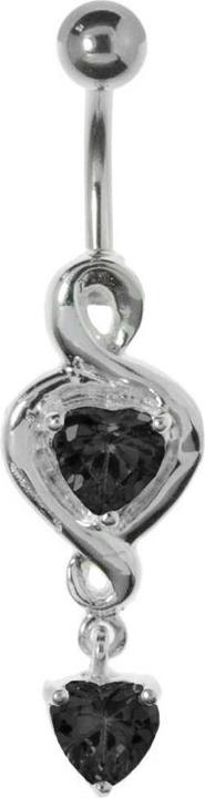 Produktbild Bijouteria Bauchpiercing (Chirurgenstahl 316L, Kristall, Silber 925)