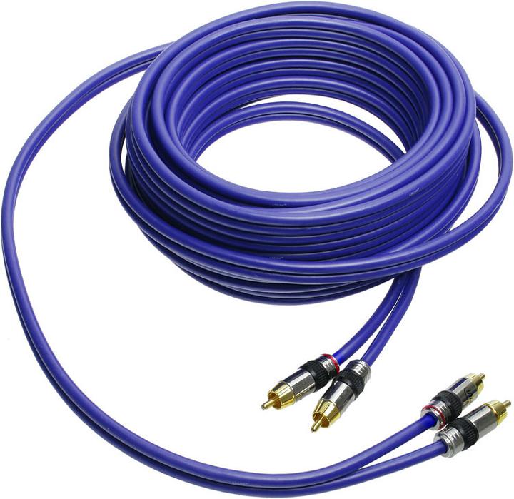 Produktbild InLine Cinch Kabel AUDIO, vergoldete Stecker, 2x Cinch (10 m, Cinch)