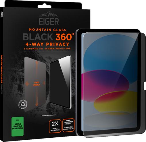 Immagine prodotto Eiger Mountain Black Privacy 360 (1 Pezzo/i, iPad 2025 (11a generazione), iPad 10.9 (2022))