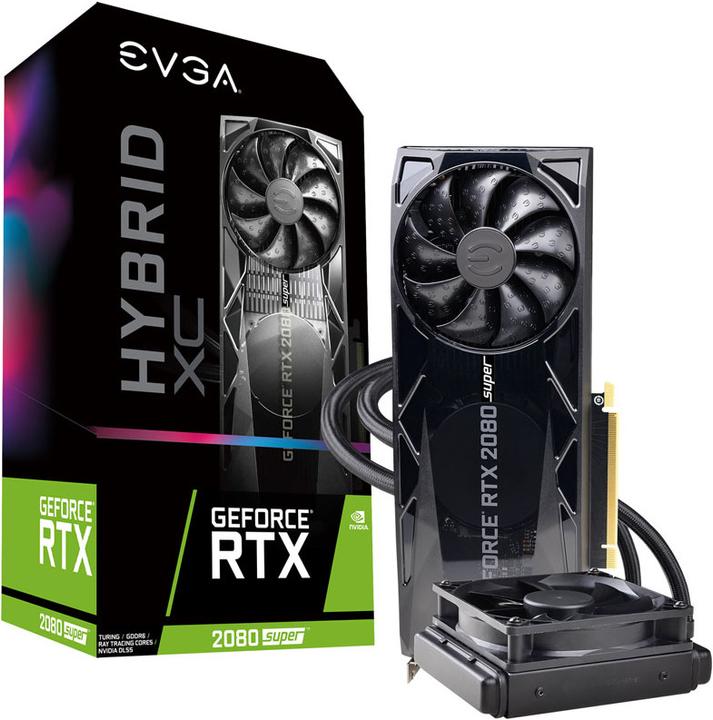 Actual product image EVGA GeForce RTX 2080 Super XC Hybrid Gaming, 8192 MB GDDR6 (8 GB)