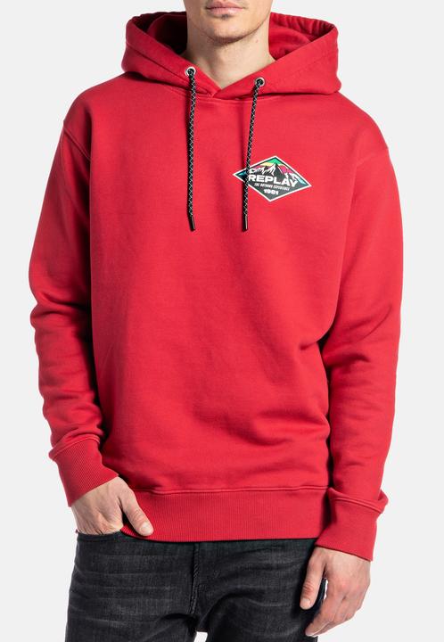 Produktbild Replay Kapuzensweatshirt Hoodie mit Logoprint und Kapuze (L)