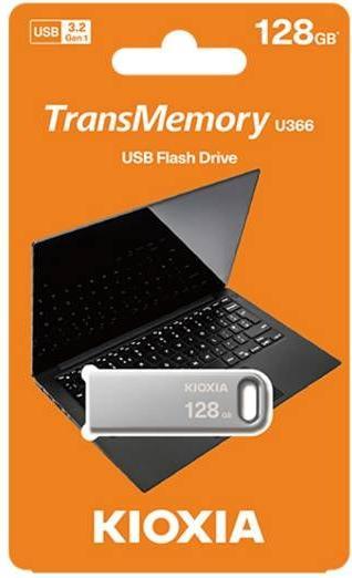 Image du produit Kioxia TransMemory U366 128Go Métal (128 Go, USB-A, USB 3.2)