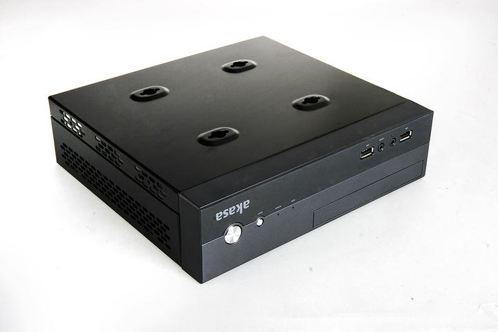 Produktbild Akasa Crypto Vesa Mini-ITX Case inkl. 80W Netzteil (Mini-ITX)
