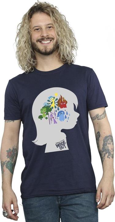 Immagine prodotto Disney Inside Out Head Silhouette Maglietta Uomo (L)