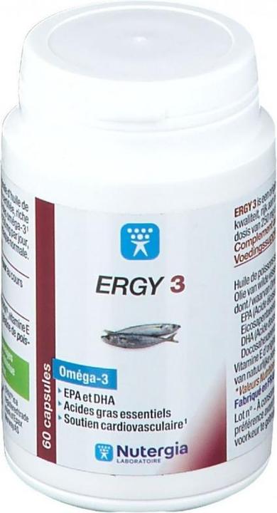 Actual product image Nutergia Ergy 3 caps (60 Piece, Capsules, 60 g)