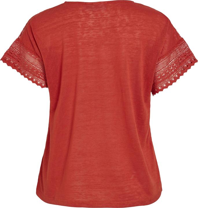 Actual product image Vila Round neck top with short sleeves (XS)
