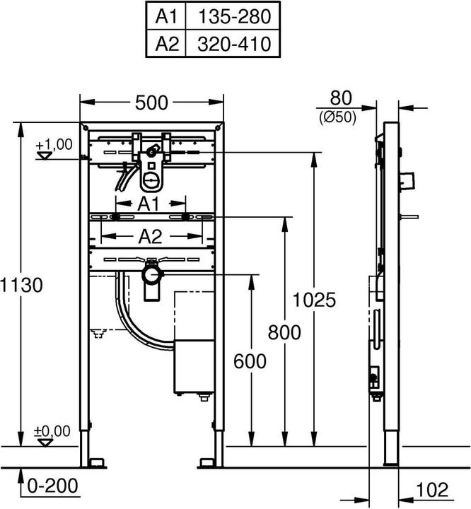 Image du produit Grohe Rapid SL pour lavabo avec set de montage brut pour électronique à infrarouge
