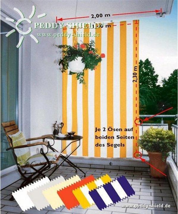 Image du produit Peddy Shield Voile d'ombrage vertical (58 x 28 x 7 cm)
