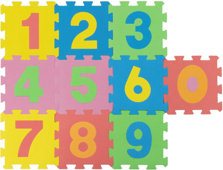 Image du produit FTM Tapis puzzle, tapis de jeu, chiffres de 0 à 9