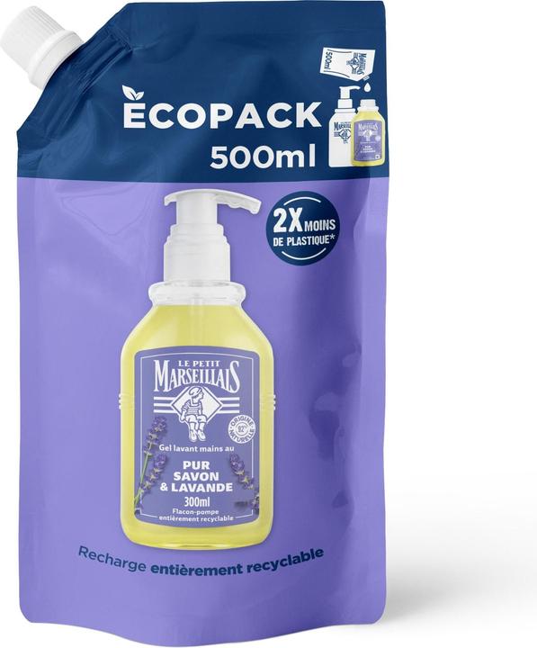 Image du produit Le Petit Marseillais Flüssigseife Lavendel 500 ml Refill (Savon liquide, 500 ml)
