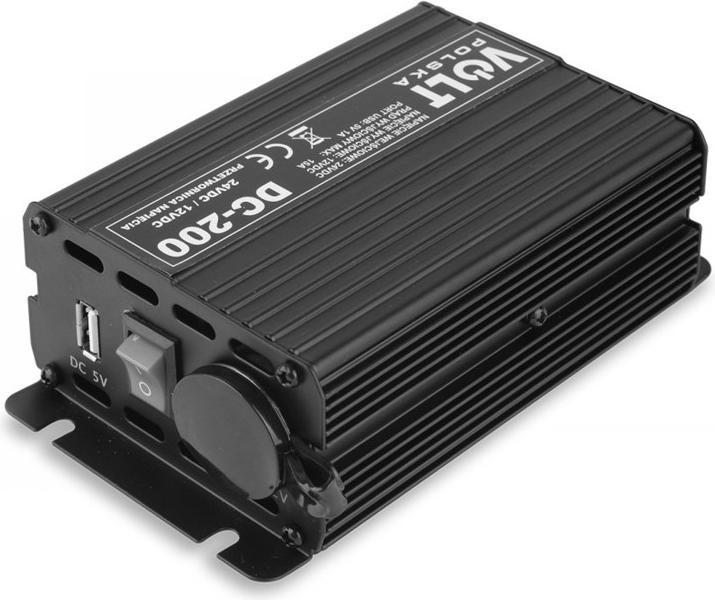 Produktbild No Name DC/DC-Wandler 24/12V DC 200 ZIGARETTENANZÜNDER + USB
