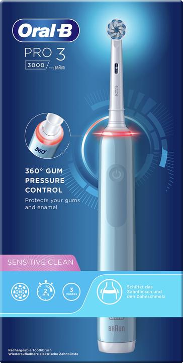 Actual product image Oral-B Pro 3 3000 Sensitive Clean (Oscillating toothbrush)