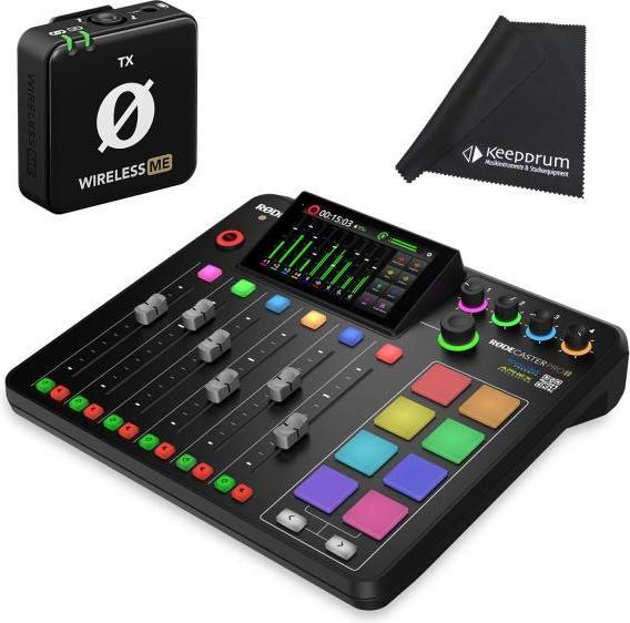 RØDE Rodecaster Pro II with WIME-TX microphone (Studio- and Livemixer)