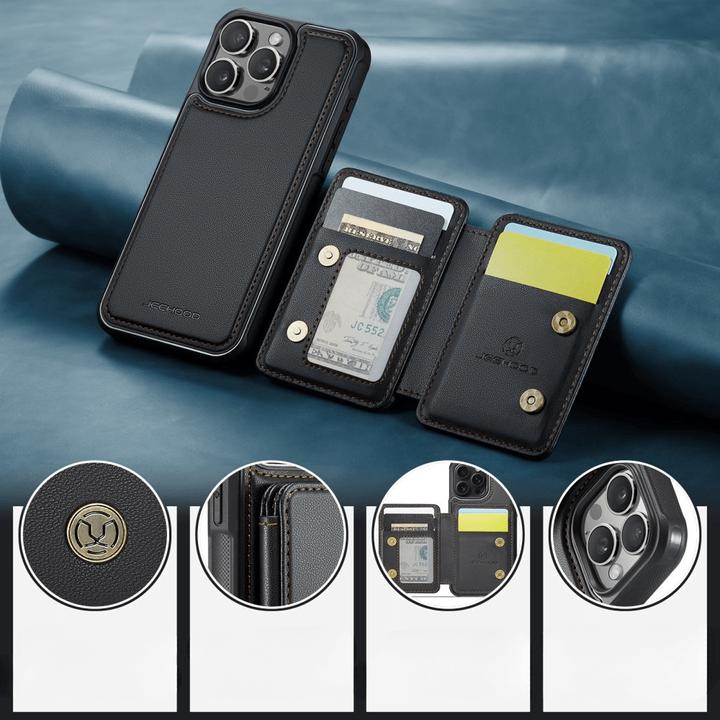 Produktbild Cover-Discount iPhone 16 Pro - 2-in-1 Backcover mit Kreditkarten-Etui (Apple iPhone 16 Pro)