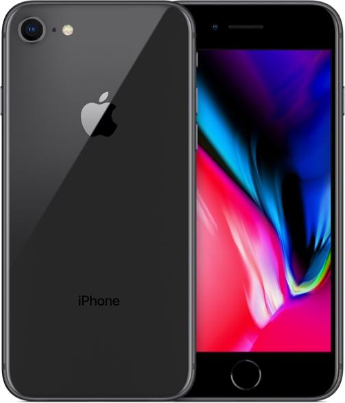 T1A Apple iPhone 8 (256 GB, Grijs, 4.70", 12 Mpx, Enkele SIM, B / Zeer goed)