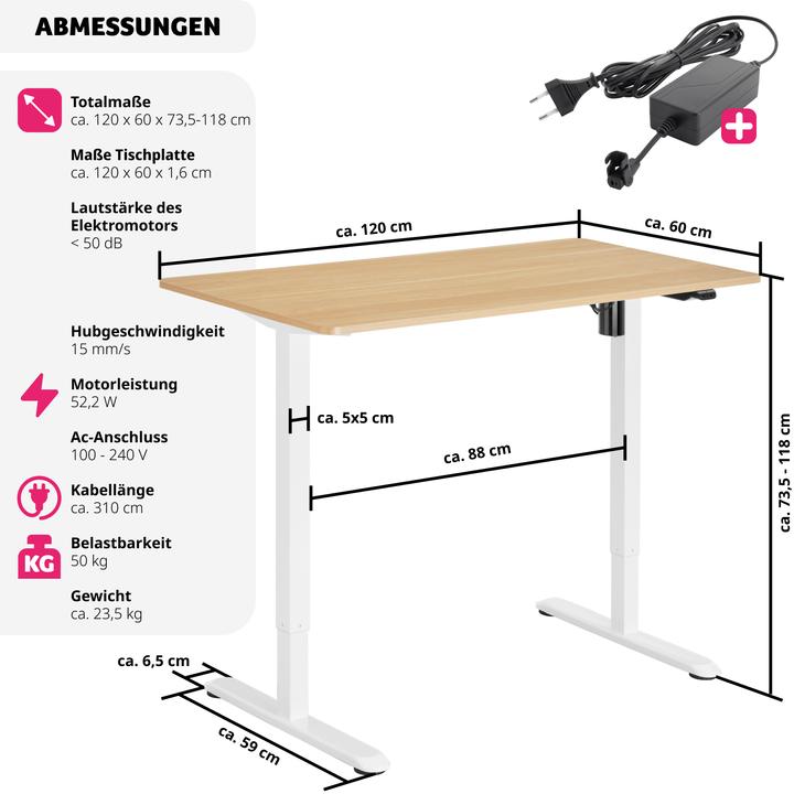 Produktbild tectake Skadi (120 x 60 x 118 cm)