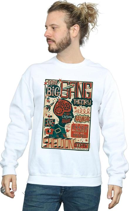 Produktbild Big Bang Theory Infografik Poster Baumwoll Sweatshirt (XL)