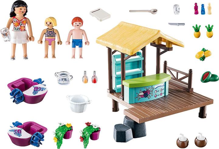 Actual product image Playmobil Paddle boat rental with juice bar (70612, Playmobil Family Fun)