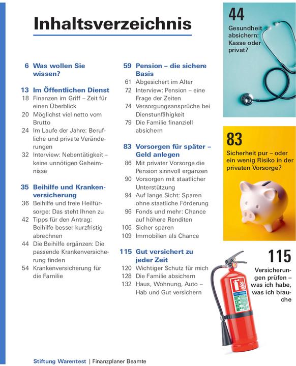 Produktbild Finanzplaner Beamte (Deutsch, Isabell Öchsner, Thomas Pohlmann, 2024)