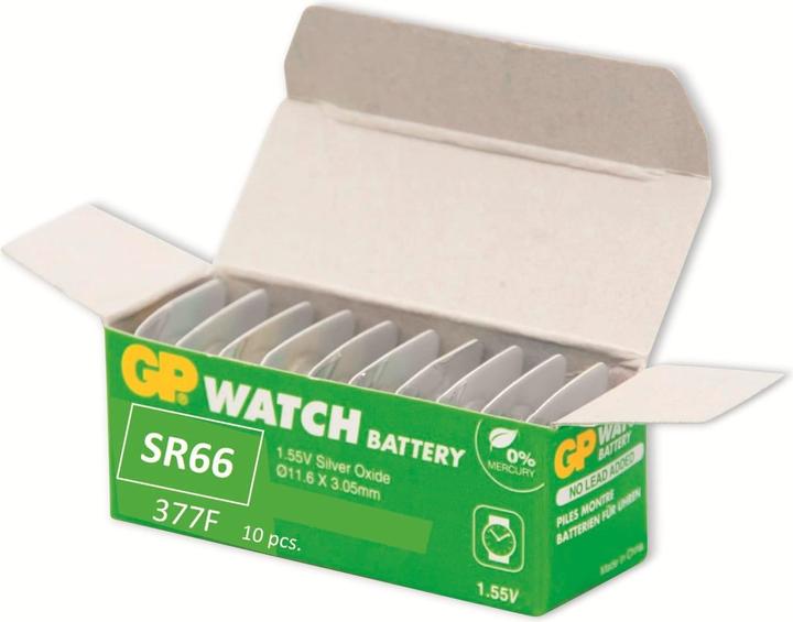 Produktbild GP Batteries Knopfzellen (1 Stk., SR66, 25 mAh)