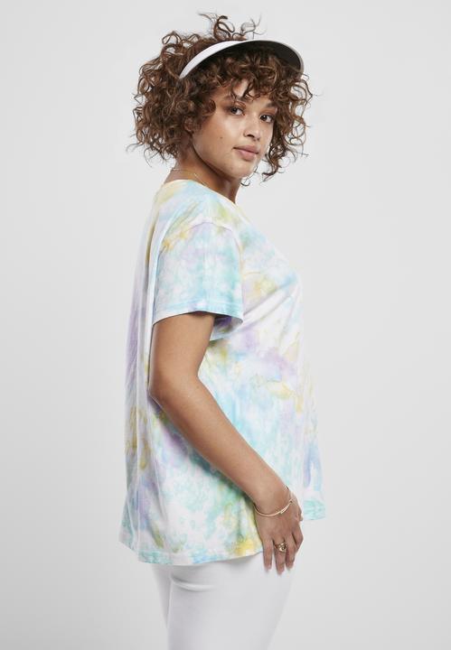 Actual product image Urban Classics Ladies Tie Dye Boyfriend Tee (4XL)