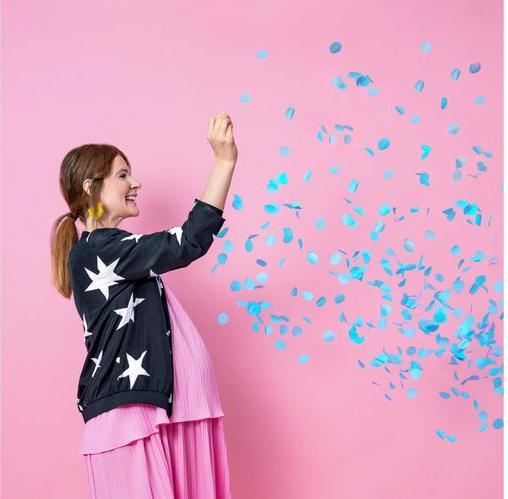 Produktbild Partydeco Luftballon Boy or Girl – Junge blau gefüllt, Ø 1 m, 1 Stk (1 x)