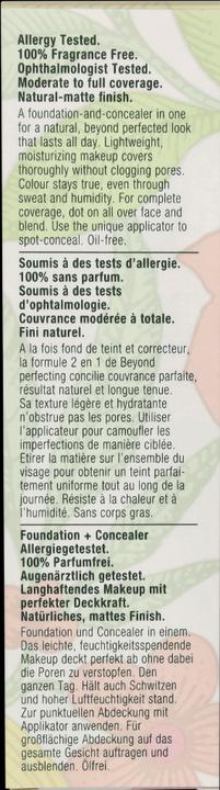 Valeurs nutritives et ingrédients Clinique Beyond Perfecting Foundation + Concealer (11 Miel)
